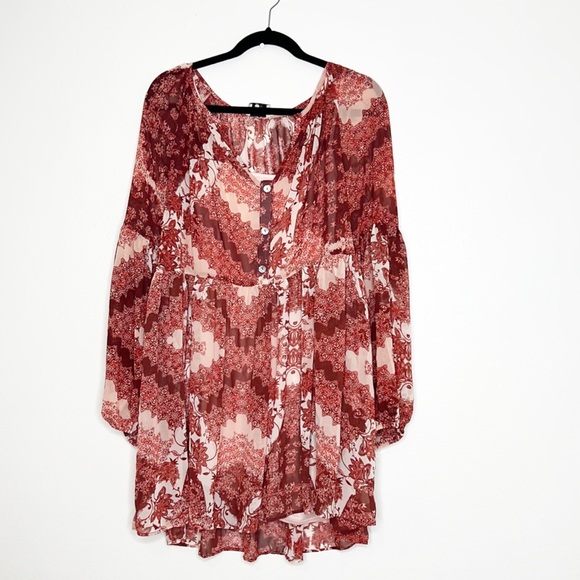 Show Me Your MuMu floral tunic dress - Picture 4 of 8